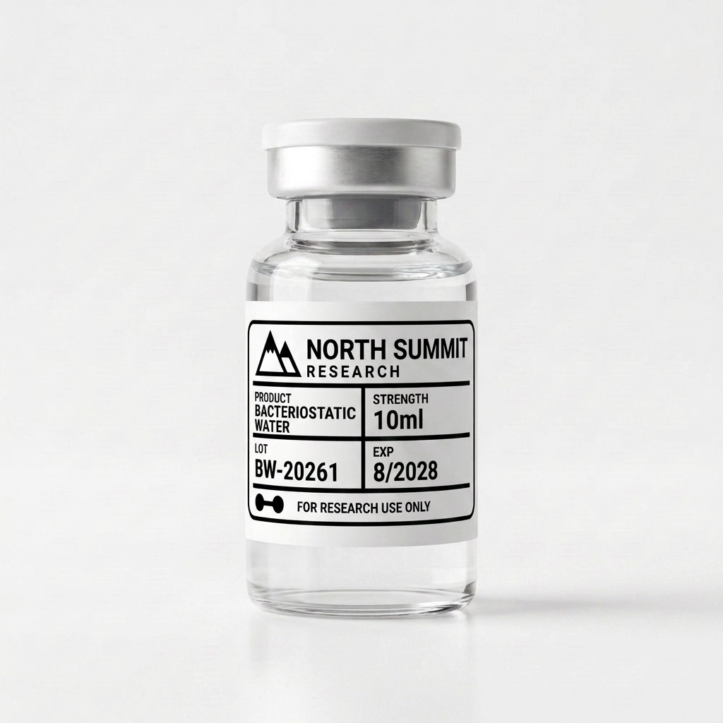 Bacteriostatic Water 3ml research peptide vial — Supplies — North Summit Labs