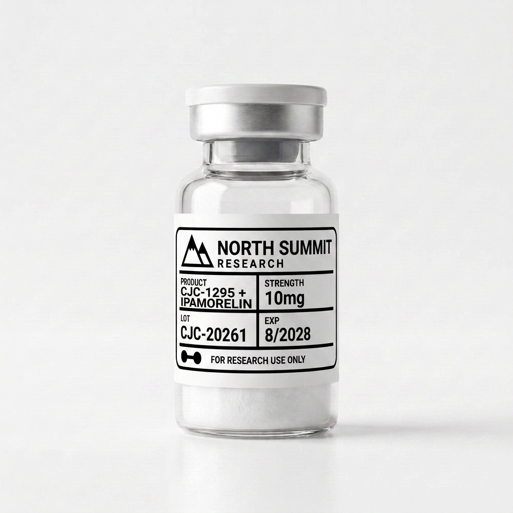 CJC-1295 + Ipamorelin 10mg research peptide vial — Growth Hormone — North Summit Labs