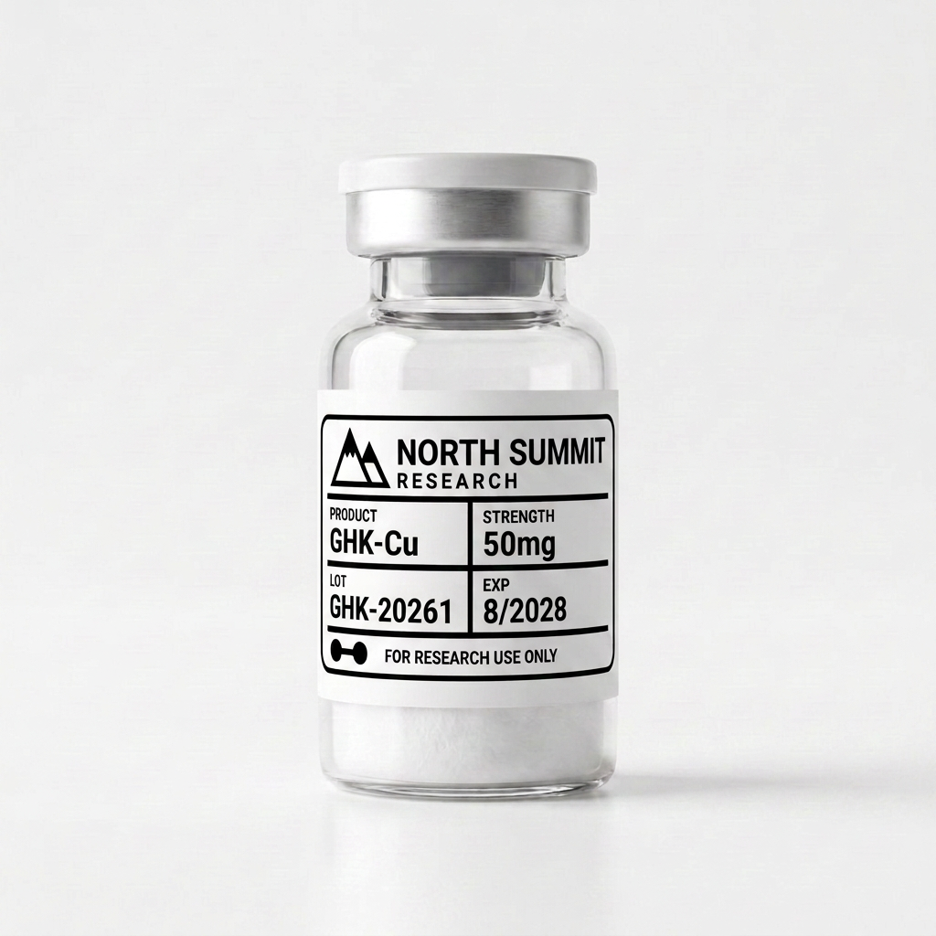 GHK-Cu 50mg research peptide vial — Regenerative — North Summit Labs